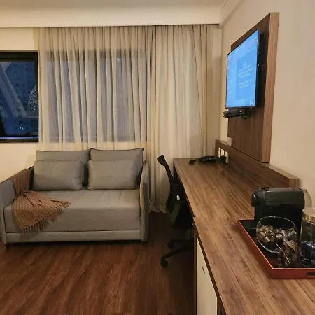Suite 5 Estrelas Hotel Av Ibirapuera Moema Sao Paulo 05 圣保罗 Exterior photo